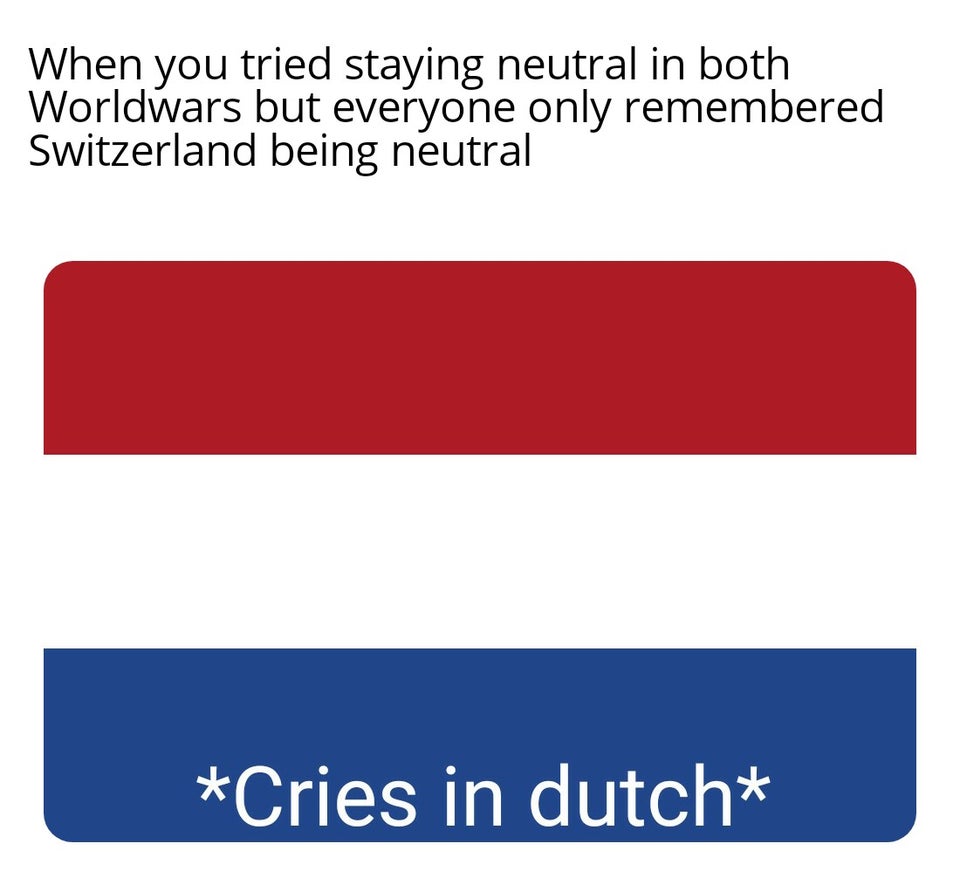 Technically more neutral than Switzerland in WWI dutch